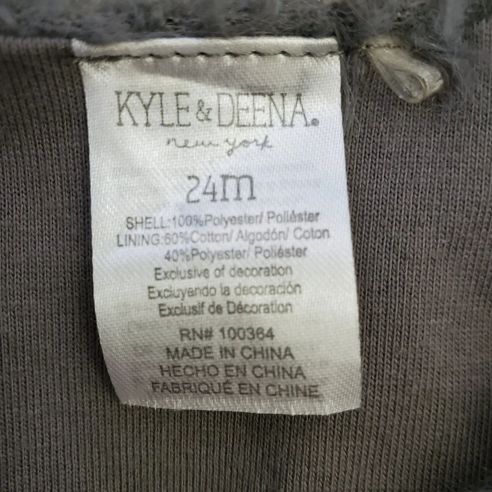 Kyle & Deena 24M‎ Gray Fur Vest Toddler Girls